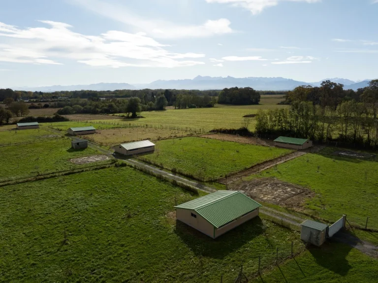 vue des parcours depuis le ciel